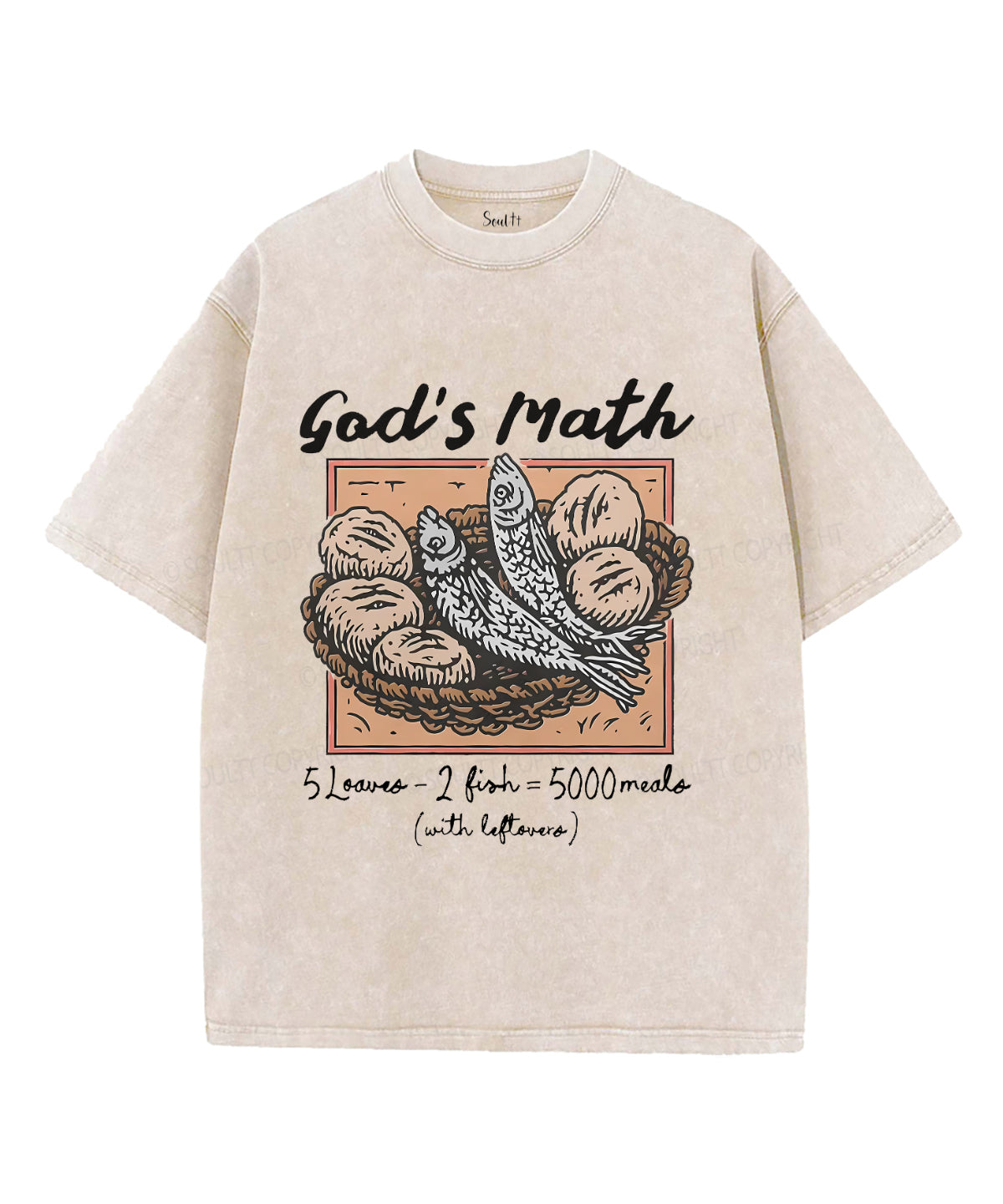 God'S Math SUnisex Washed Christian T-Shirts, Hoodie, Sweatshirt