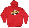 The Big Bang Theory (CBS Hit Comedy) Mens Zip Up Hoodie Sweatshirt - "Bazinga!" T-Shirts | CiraTrend.com