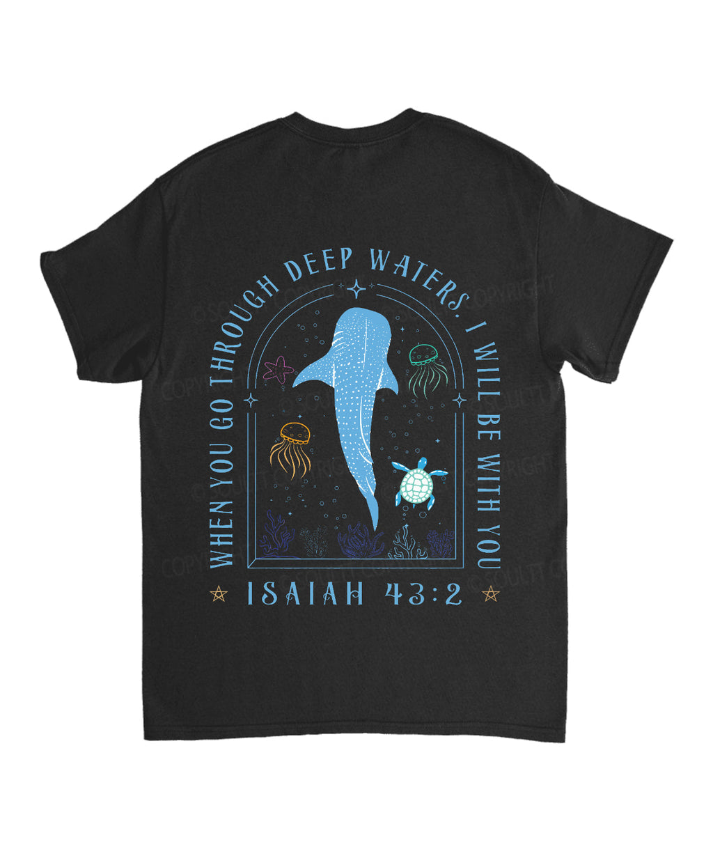 I Will Be With You Double Sided Unisex Cotton Christian T-Shirt Style007 Hoodie, Sweatshirt | CiraTrend.com (Image 5)
