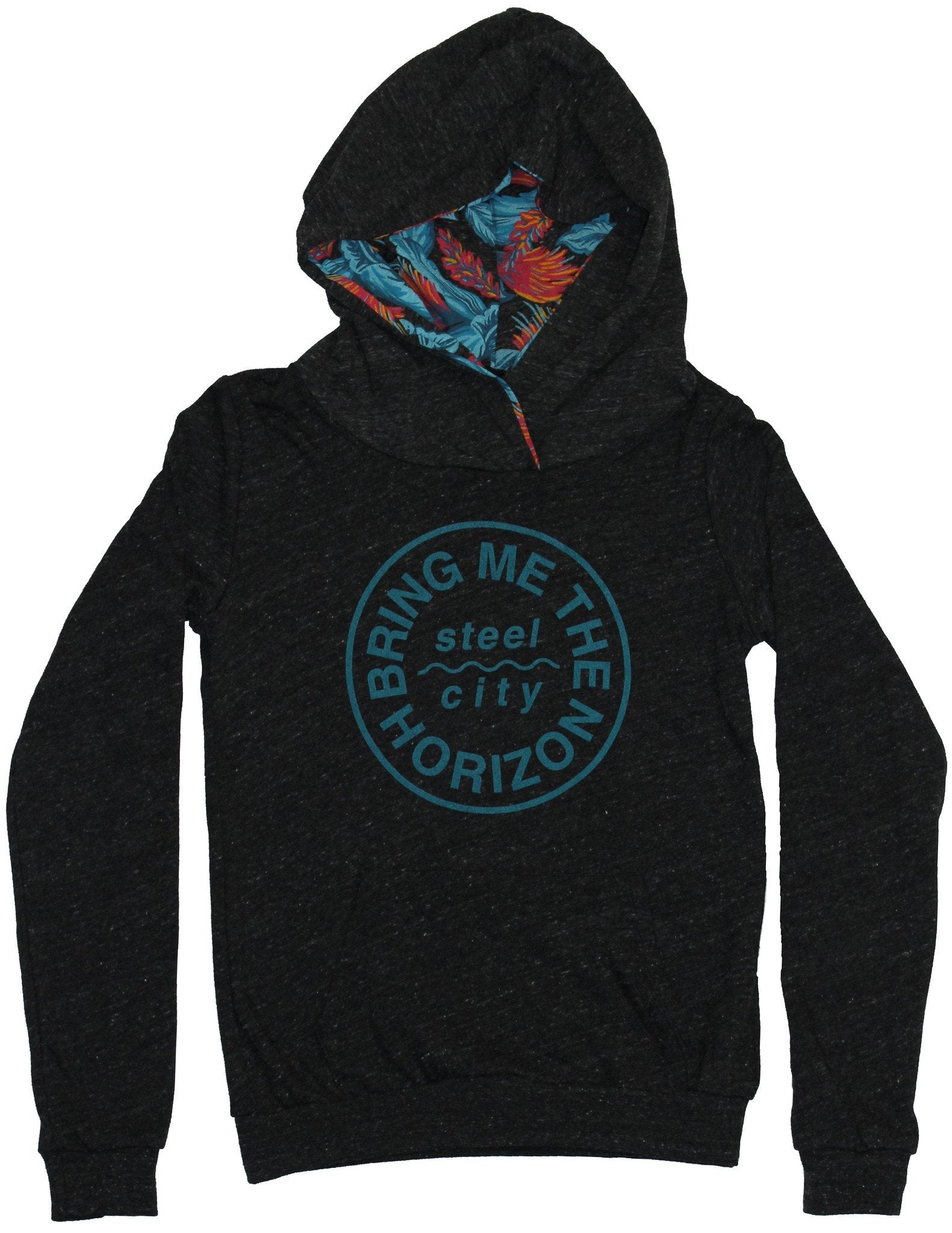 Bring ME The Horizon Girls  Juniors Hoodie - Circle Steel City Logo Image T-Shirts, Sweatshirt | CiraTrend.com