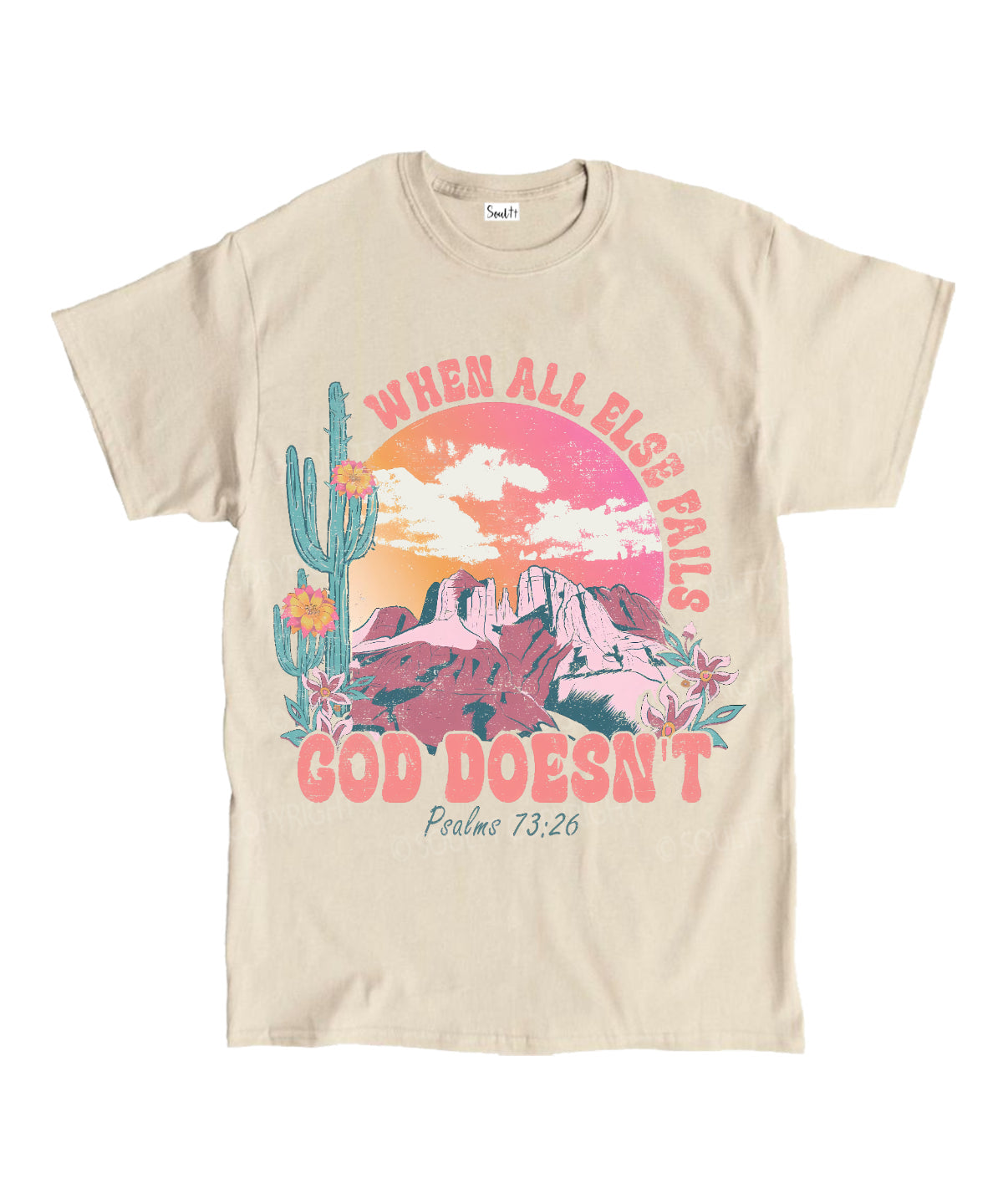 When All Else Fails Unisex Cotton Christian T-Shirt Hoodie, Sweatshirt | CiraTrend.com (Image 1)