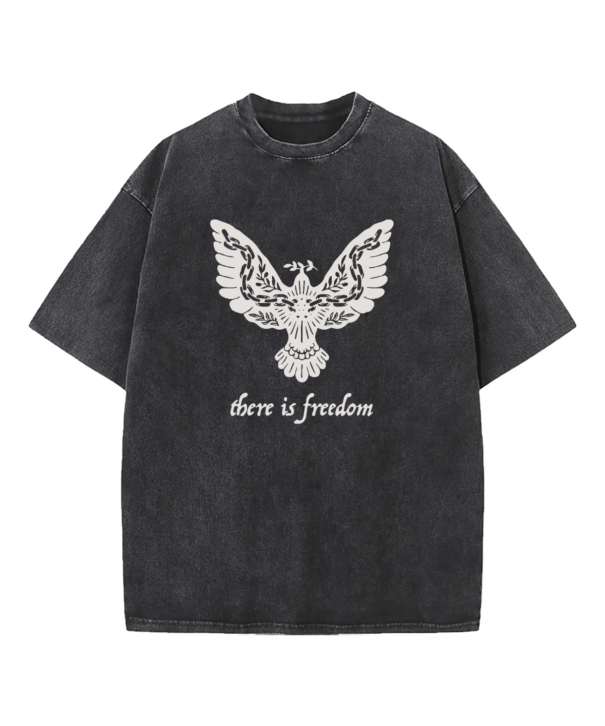 There Is Freedom Washed Christian T-shirt Hoodie, Sweatshirt | CiraTrend.com (Image 1)