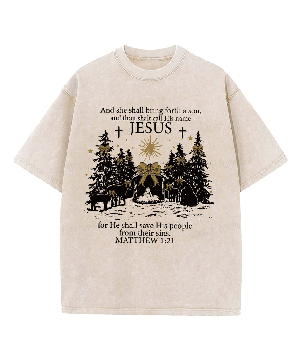 He Save His People Washed Christian T-Shirts, Hoodie, Sweatshirt