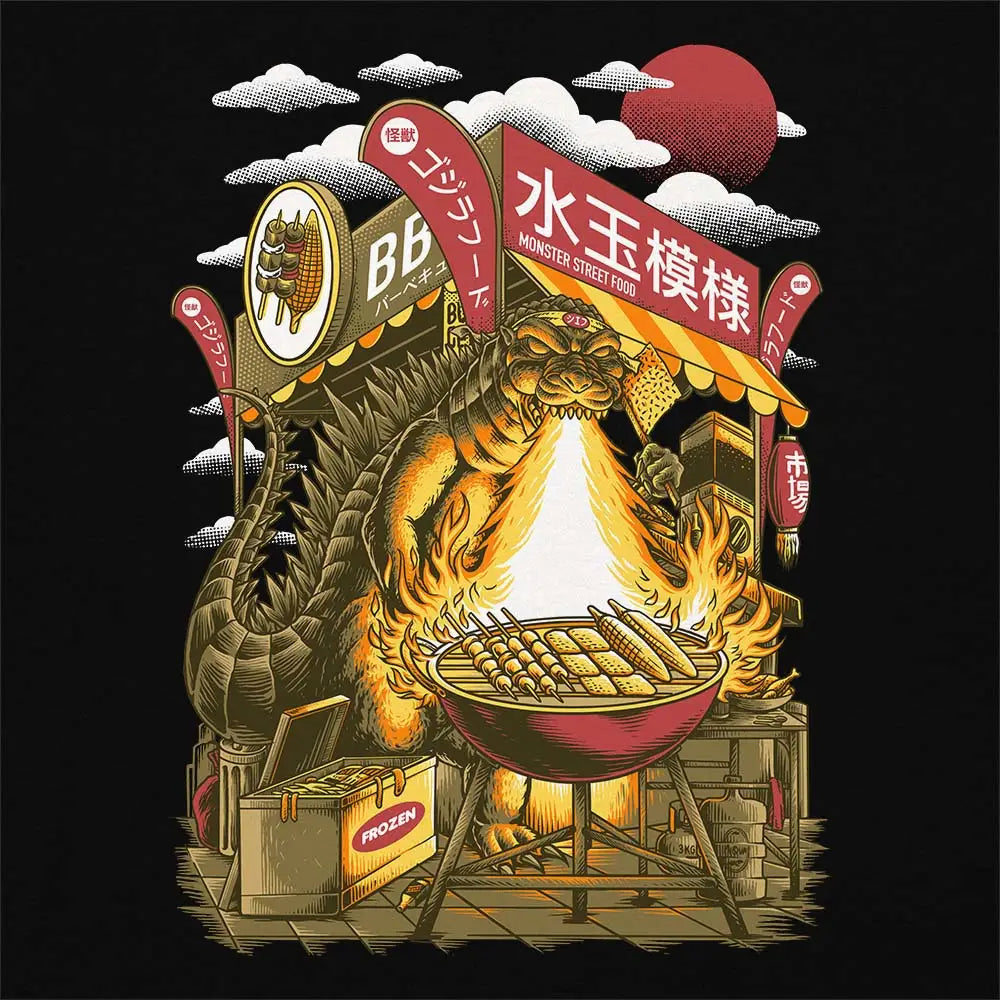 BBQ Kaiju T-Shirt Hoodie, Sweatshirt | CiraTrend.com (Image 1)