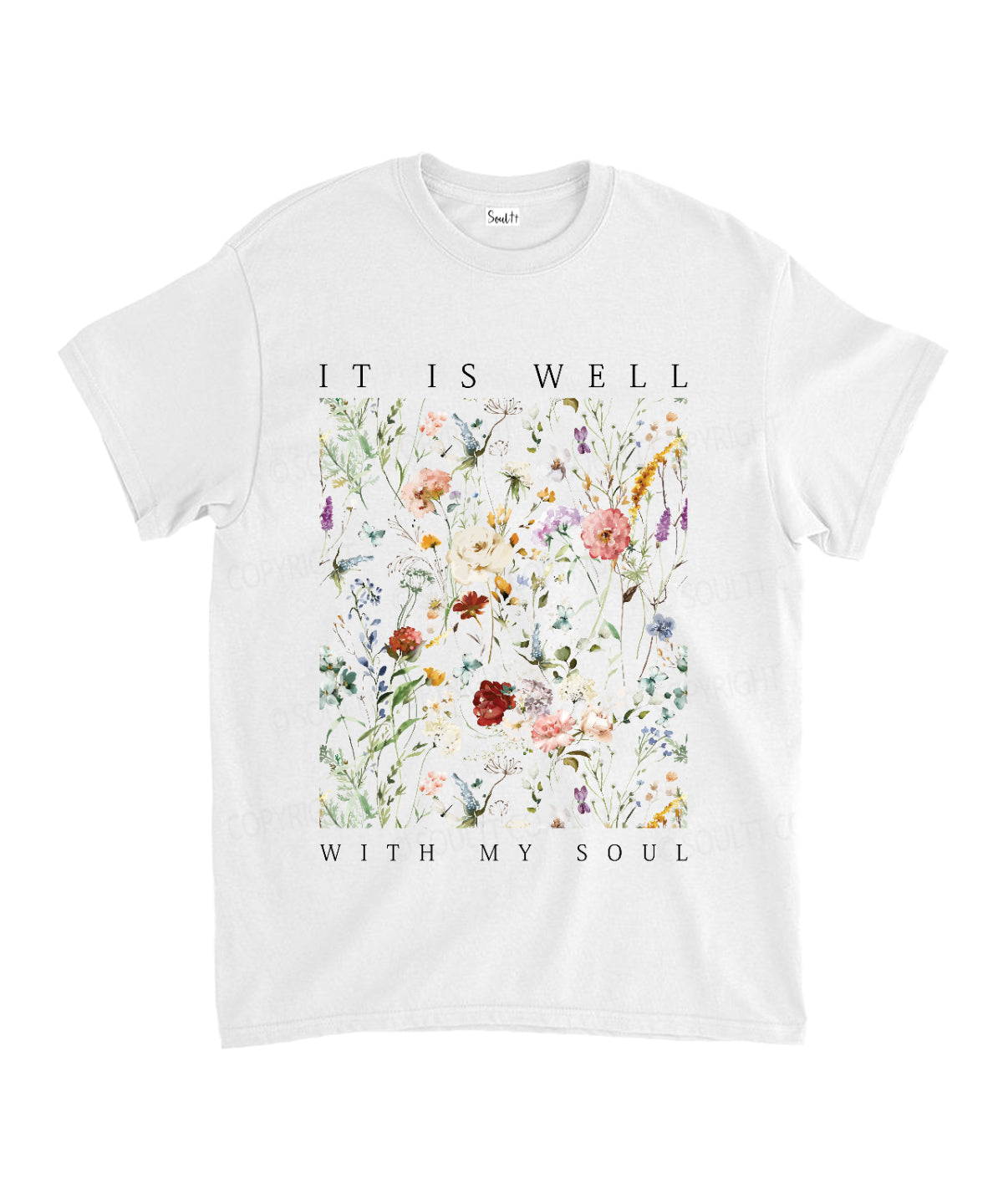 Is Well My Soul Cotton Christian Style003 T-Shirts, Hoodie, Sweatshirt