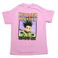 Hunter X Hunter Mens T-Shirt - Gon Sword on Shoulders over Gold Kanji Hoodie, Sweatshirt | CiraTrend.com