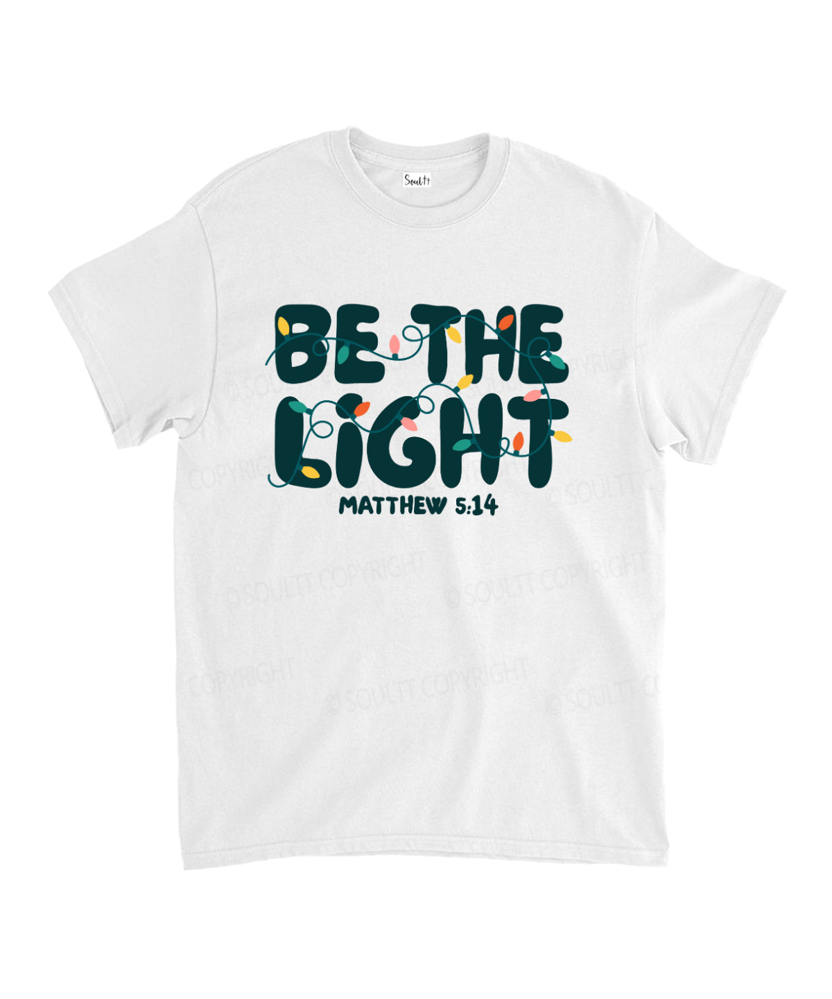 Be The Light Unisex Cotton Christian T-Shirt Style001 Hoodie, Sweatshirt | CiraTrend.com (Image 2)