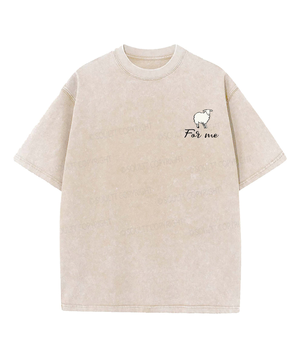 He Left The 99 For Me Double Sided Washed Christian T-shirt Hoodie, Sweatshirt | CiraTrend.com (Image 2)