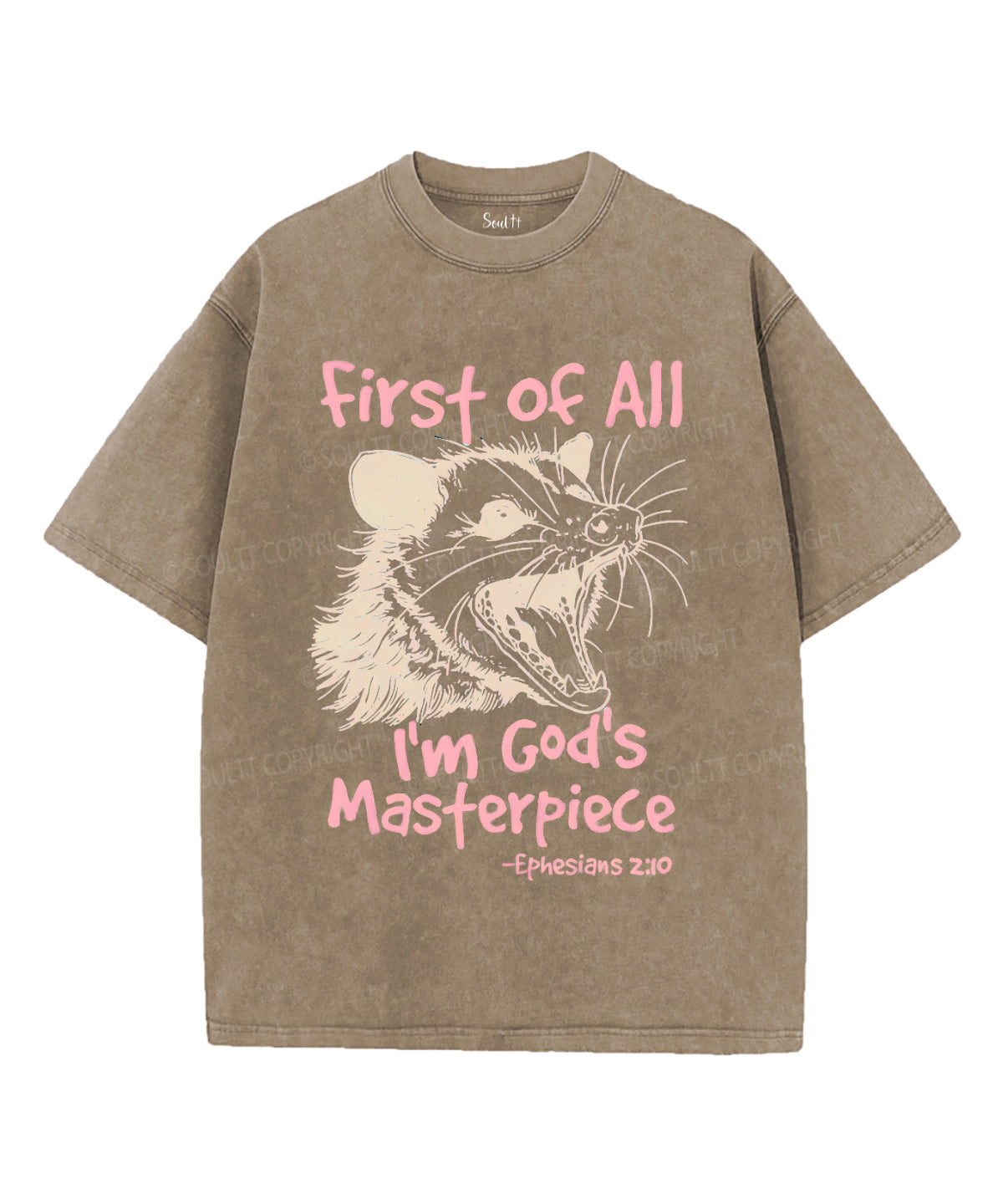 I'M God'S Masterpiece Washed Christian T-Shirts, Hoodie, Sweatshirt