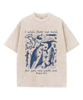 I Will Fear No Evil Washed Christian T-Shirts, Hoodie, Sweatshirt