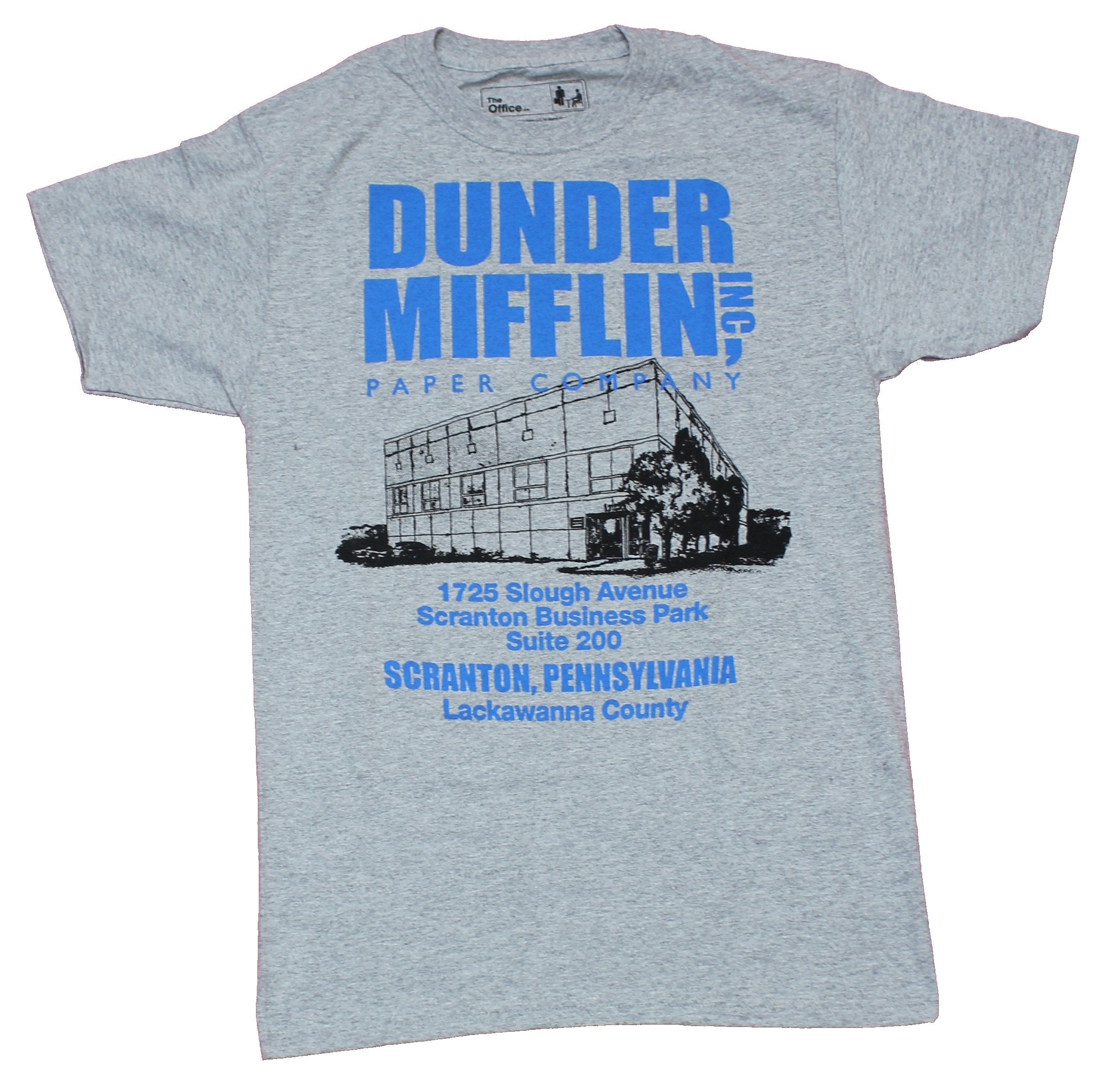 The Office Mens T-Shirt - Dunder Mifflin Address & Building Picture Hoodie, Sweatshirt | CiraTrend.com