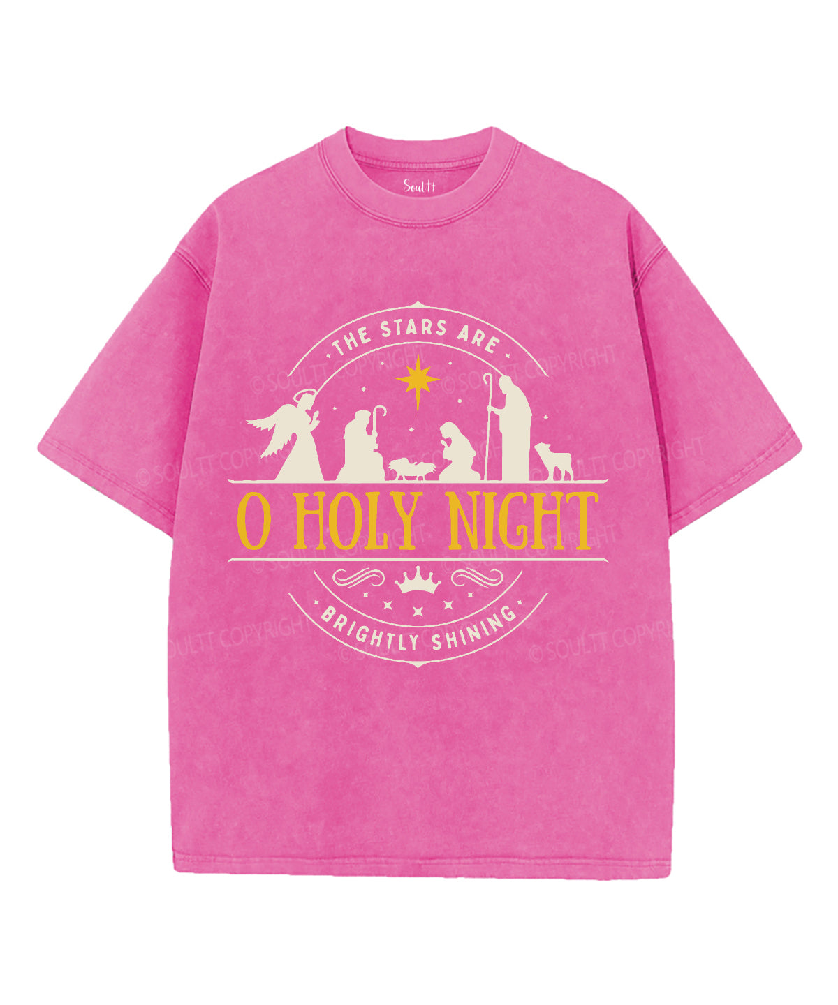 O Holy Night Washed Christian T-shirt Style002 Hoodie, Sweatshirt | CiraTrend.com (Image 3)