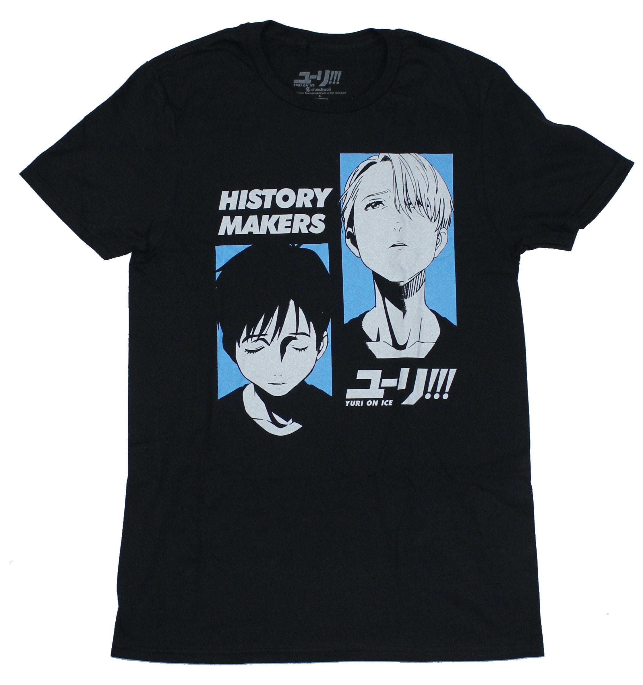 Yuri On Ice Mens  T-Shirt -  History Makers 2 Head Box Images Hoodie, Sweatshirt | CiraTrend.com