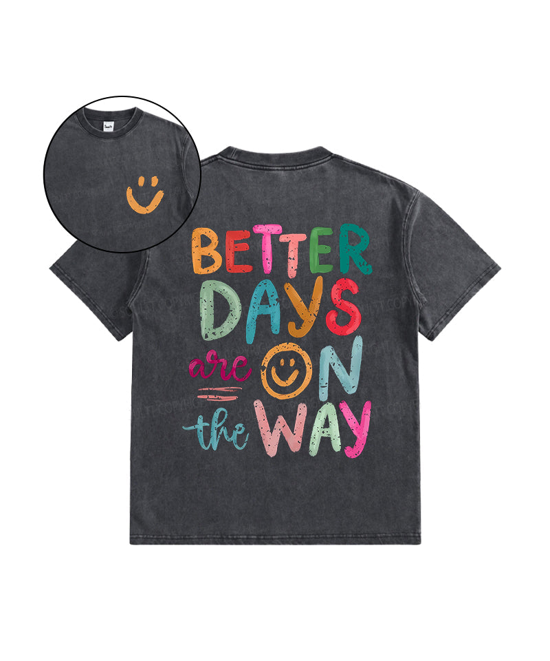 Kids Better Days Double Sided Washed Christian T-shirt Style001 Hoodie, Sweatshirt | CiraTrend.com (Image 1)