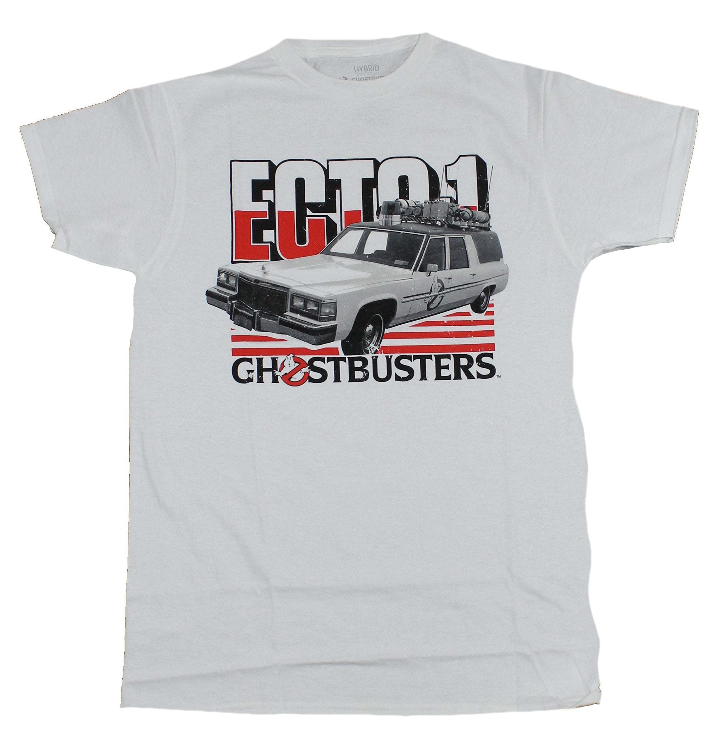 Ghostbusters Mens T-Shirt - Ecto 1 Ectomobile & Logo Image Hoodie, Sweatshirt | CiraTrend.com