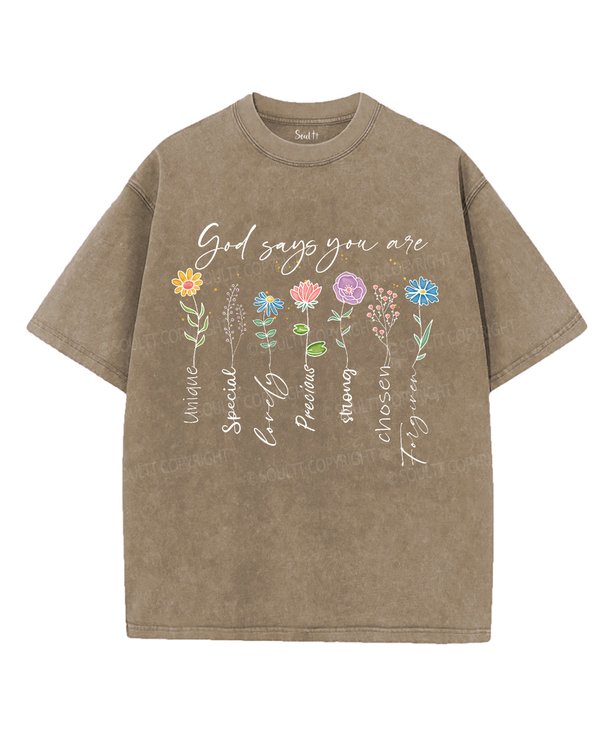 God Says You Are Unisex Washed Christian T-shirt Style003 Hoodie, Sweatshirt | CiraTrend.com (Image 5)