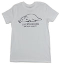 Black Matter Mens T-Shirt - Overthinking and Also Hungry Fox Image Hoodie, Sweatshirt | CiraTrend.com