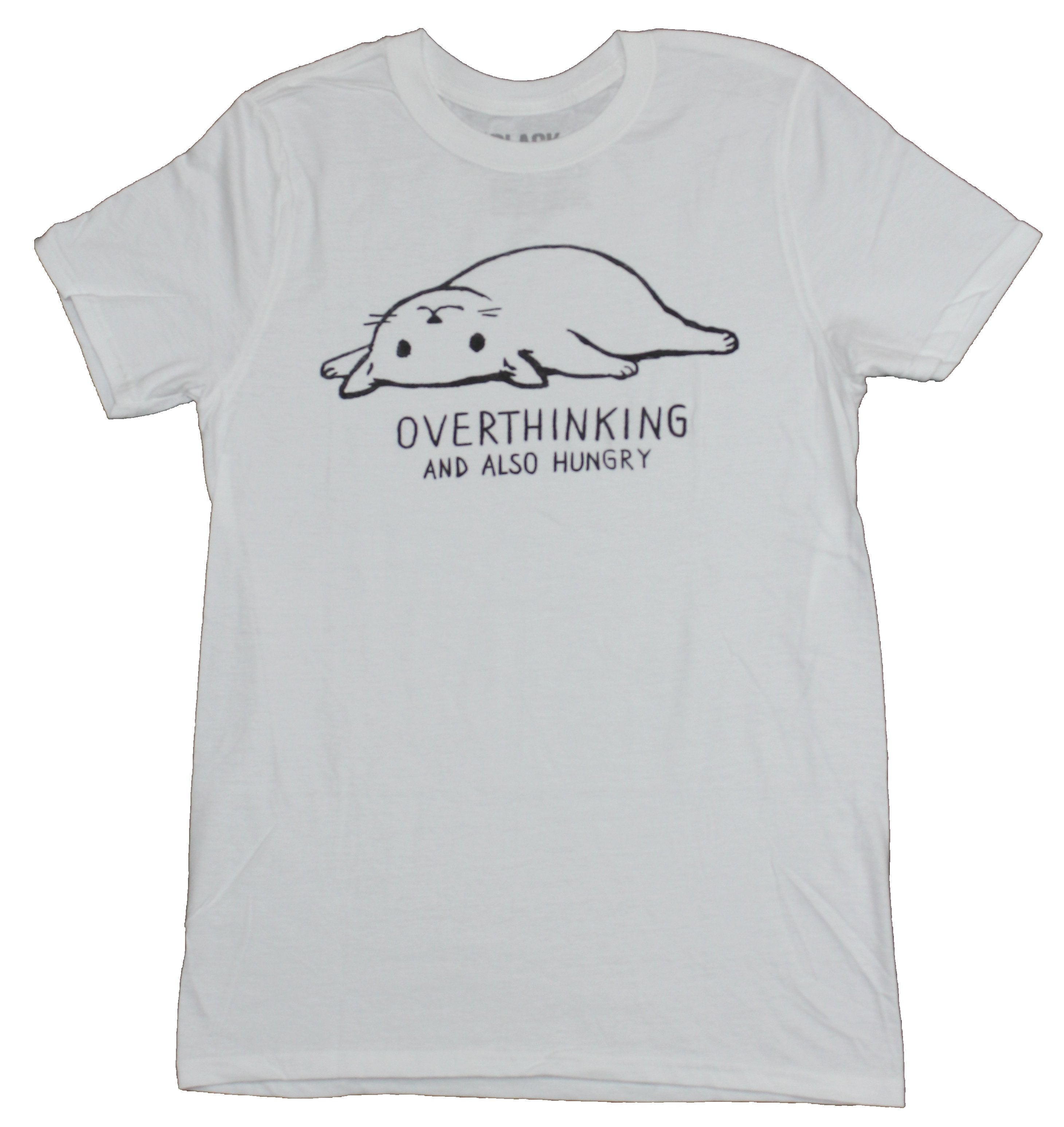 Black Matter Mens T-Shirt - Overthinking and Also Hungry Fox Image Hoodie, Sweatshirt | CiraTrend.com