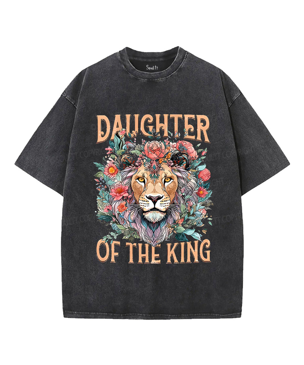 Daughter King Washed Christian Style001 T-Shirts, Hoodie, Sweatshirt
