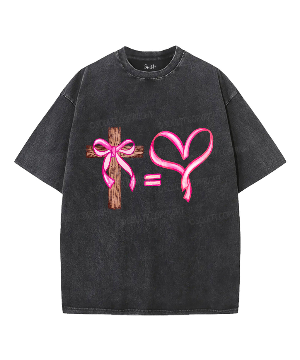 Cross Is My Love Washed Christian T-Shirts, Hoodie, Sweatshirt