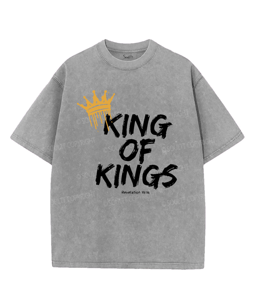 King Of Kings Washed Christian T-shirt Style001 Hoodie, Sweatshirt | CiraTrend.com (Image 2)