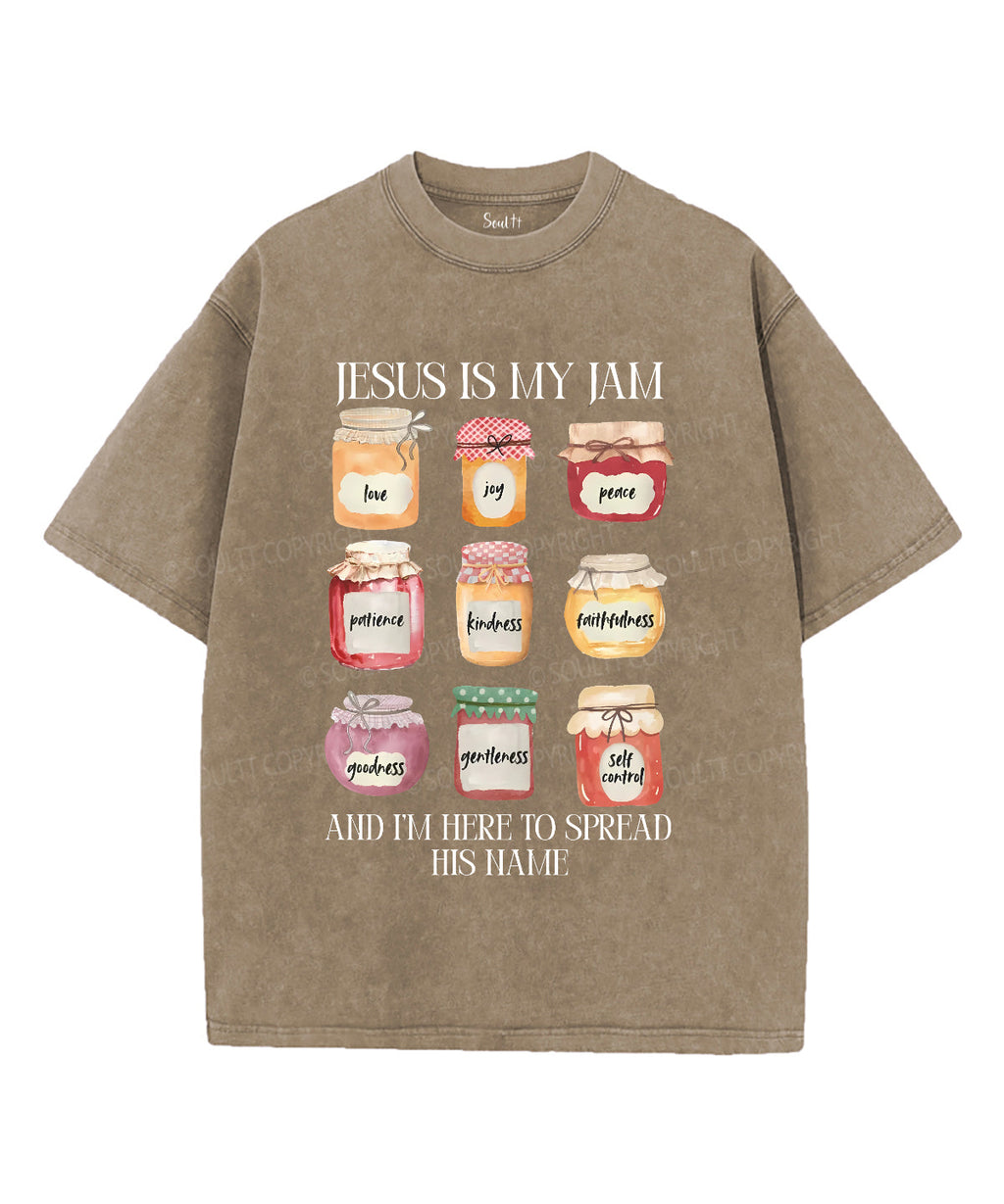 Jesus Is My Jam Unisex Washed Christian T-shirt Style001 Hoodie, Sweatshirt | CiraTrend.com (Image 5)