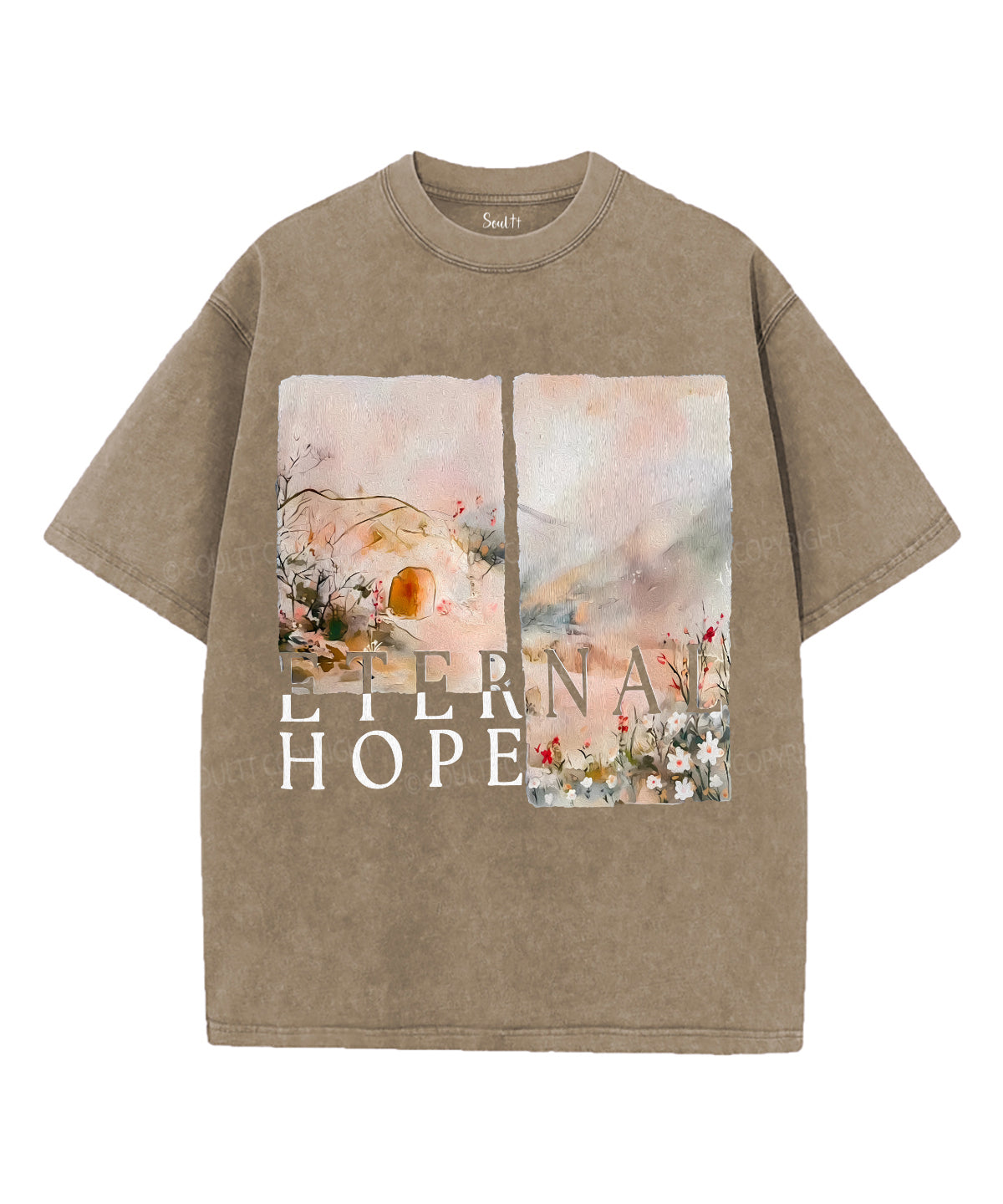 Enernal Hope Unisex Washed Christian T-shirt Hoodie, Sweatshirt | CiraTrend.com (Image 5)
