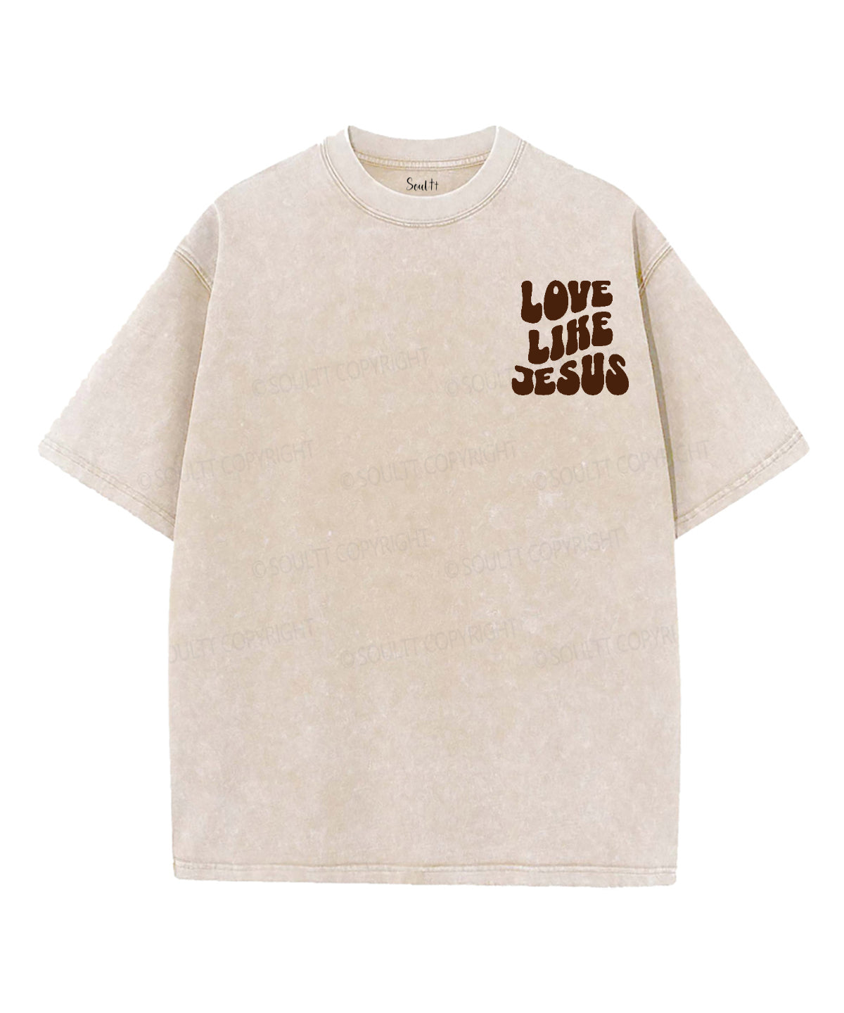 Love Like Jesus Washed Christian T-shirt Style002 Hoodie, Sweatshirt | CiraTrend.com (Image 2)