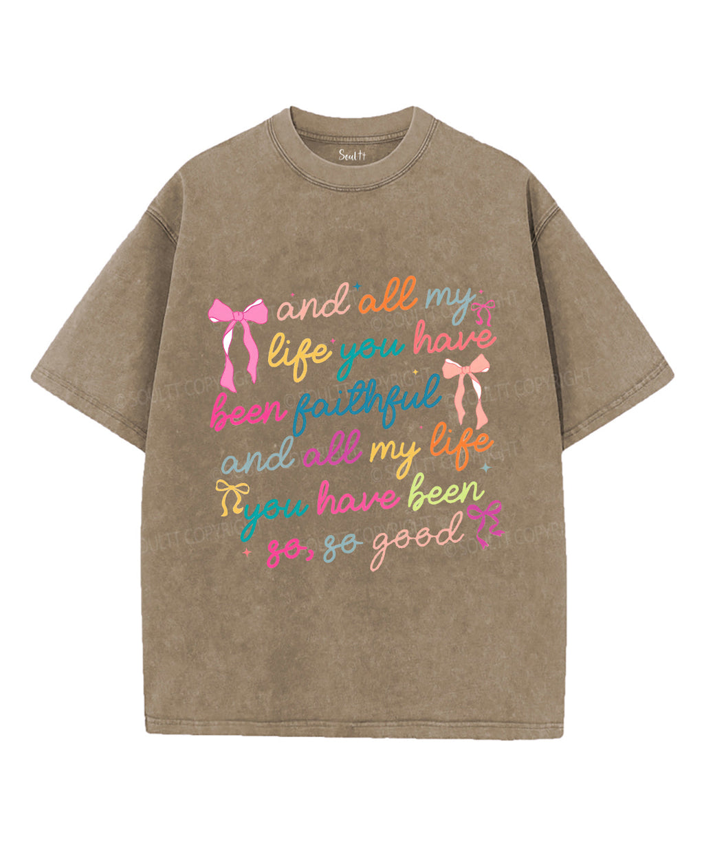 And All My Life Unisex Washed Christian T-shirt Hoodie, Sweatshirt | CiraTrend.com (Image 5)