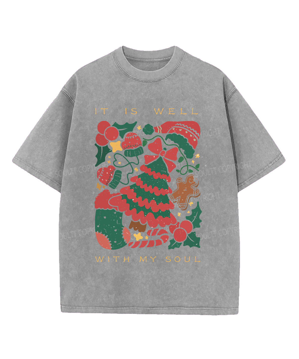 It Is Well With My Soul Washed Christian T-shirt Style021 Hoodie, Sweatshirt | CiraTrend.com (Image 4)