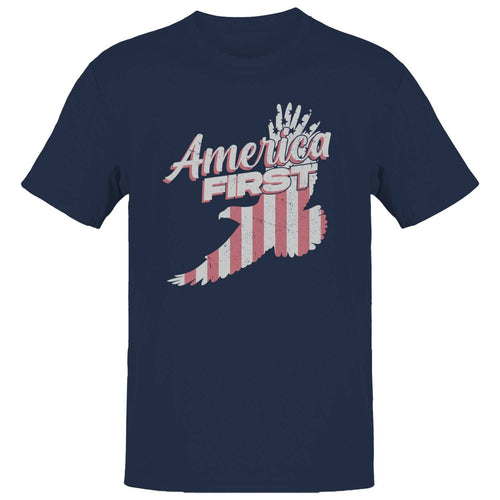 America First Patriotic Eagle Men's T-Shirt