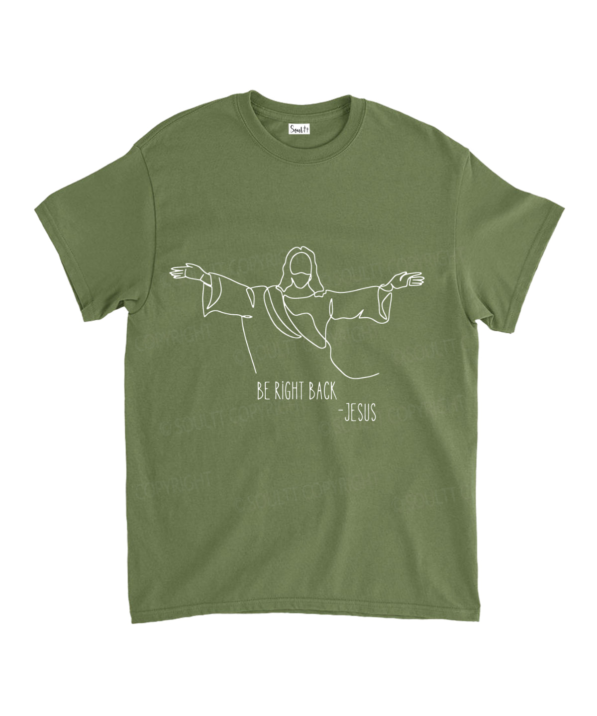 Be Right Back Unisex Cotton Christian T-Shirt Hoodie, Sweatshirt | CiraTrend.com (Image 5)