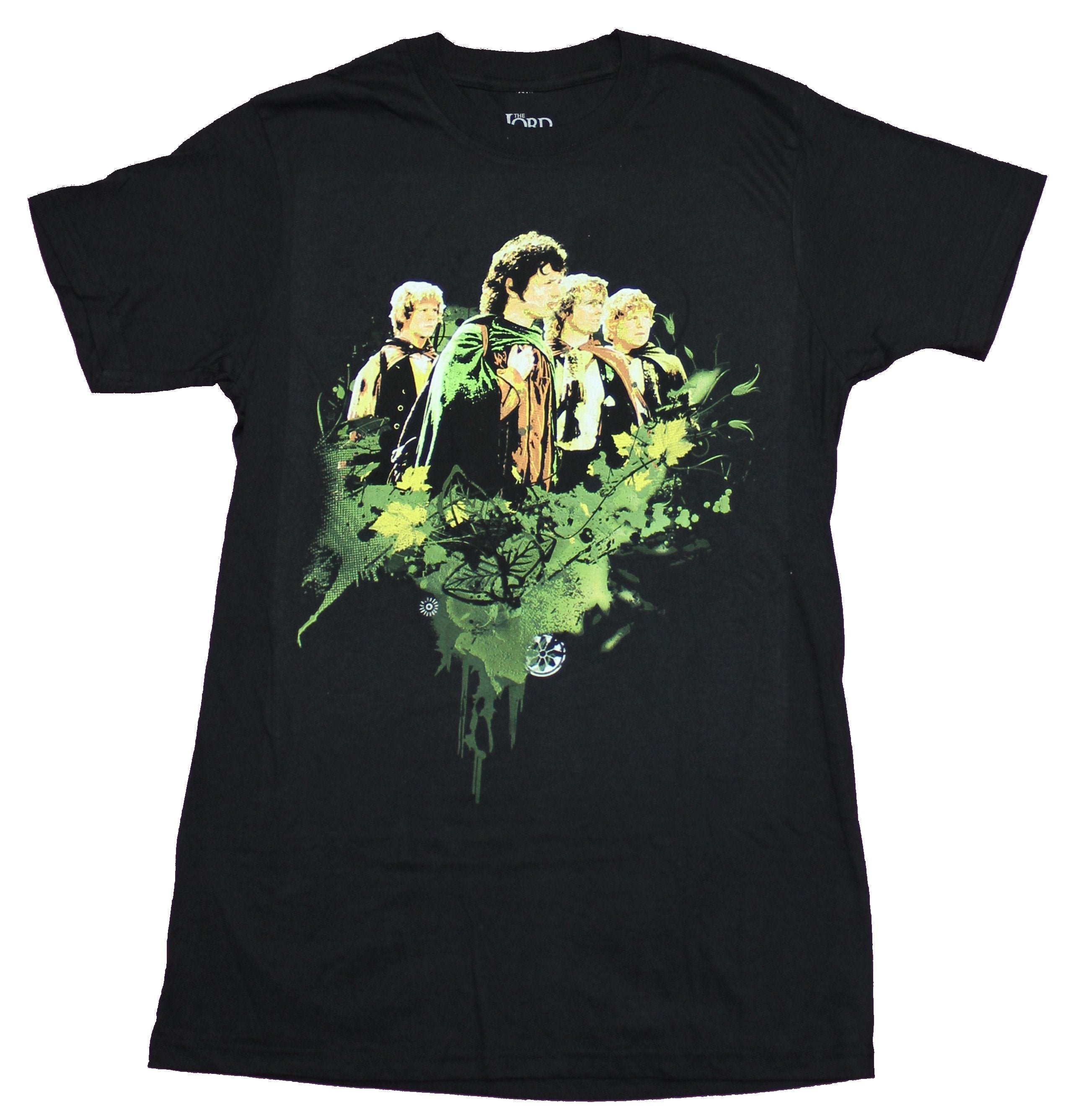 Lord of the Rings Mens T-Shirt - The hobbits Frodo Samwise and More Forest Splash Hoodie, Sweatshirt | CiraTrend.com