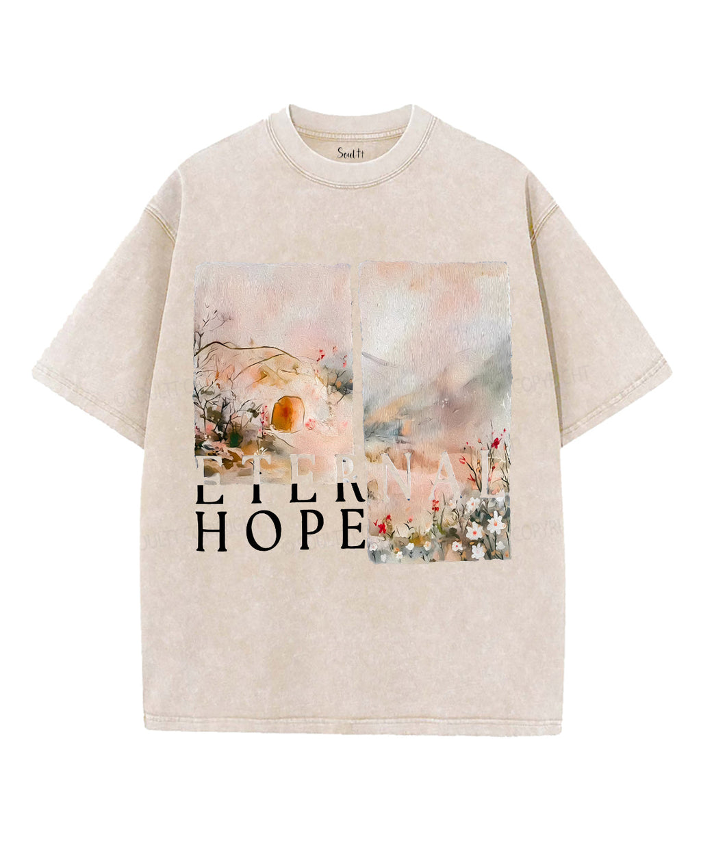 Enernal Hope Unisex Washed Christian T-shirt Hoodie, Sweatshirt | CiraTrend.com (Image 4)