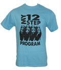 Crude Attitude Mens T-Shirt -  "My 12 Step Progam" 12 Beer Can Image Hoodie, Sweatshirt | CiraTrend.com