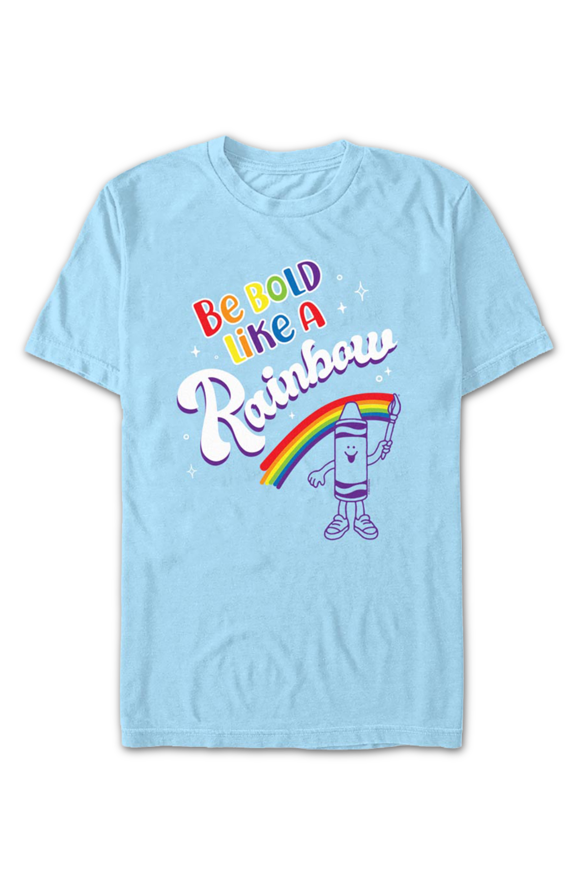 Be Bold Like A Rainbow Crayola T-Shirt Hoodie, Sweatshirt | CiraTrend.com (Image 2)