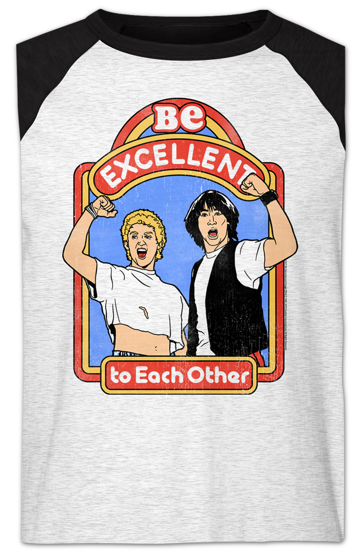 Be Excellent Bill and Ted's Excellent Adventure Raglan Baseball Shirt Hoodie, Sweatshirt | CiraTrend.com (Image 2)
