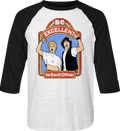 Be Excellent Bill and Ted's Excellent Adventure Raglan Baseball Shirt Hoodie, Sweatshirt | CiraTrend.com (Image 1)