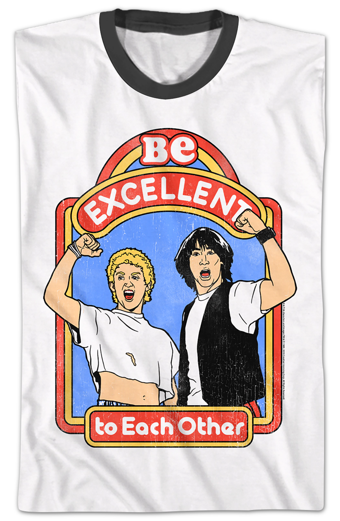 Be Excellent Bill and Ted's Excellent Adventure Ringer Shirt Hoodie, Sweatshirt | CiraTrend.com