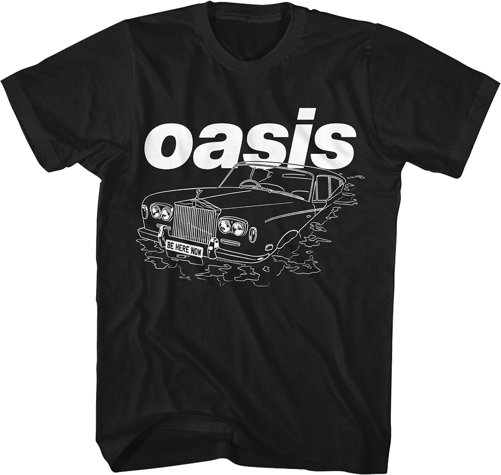 Be Here Now Car Oasis T-Shirt Hoodie, Sweatshirt | CiraTrend.com (Image 1)