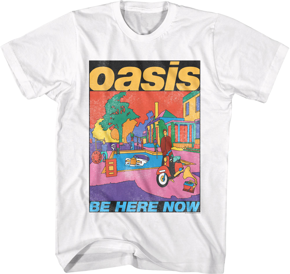 Be Here Now Oasis T-Shirt Hoodie, Sweatshirt | CiraTrend.com (Image 1)