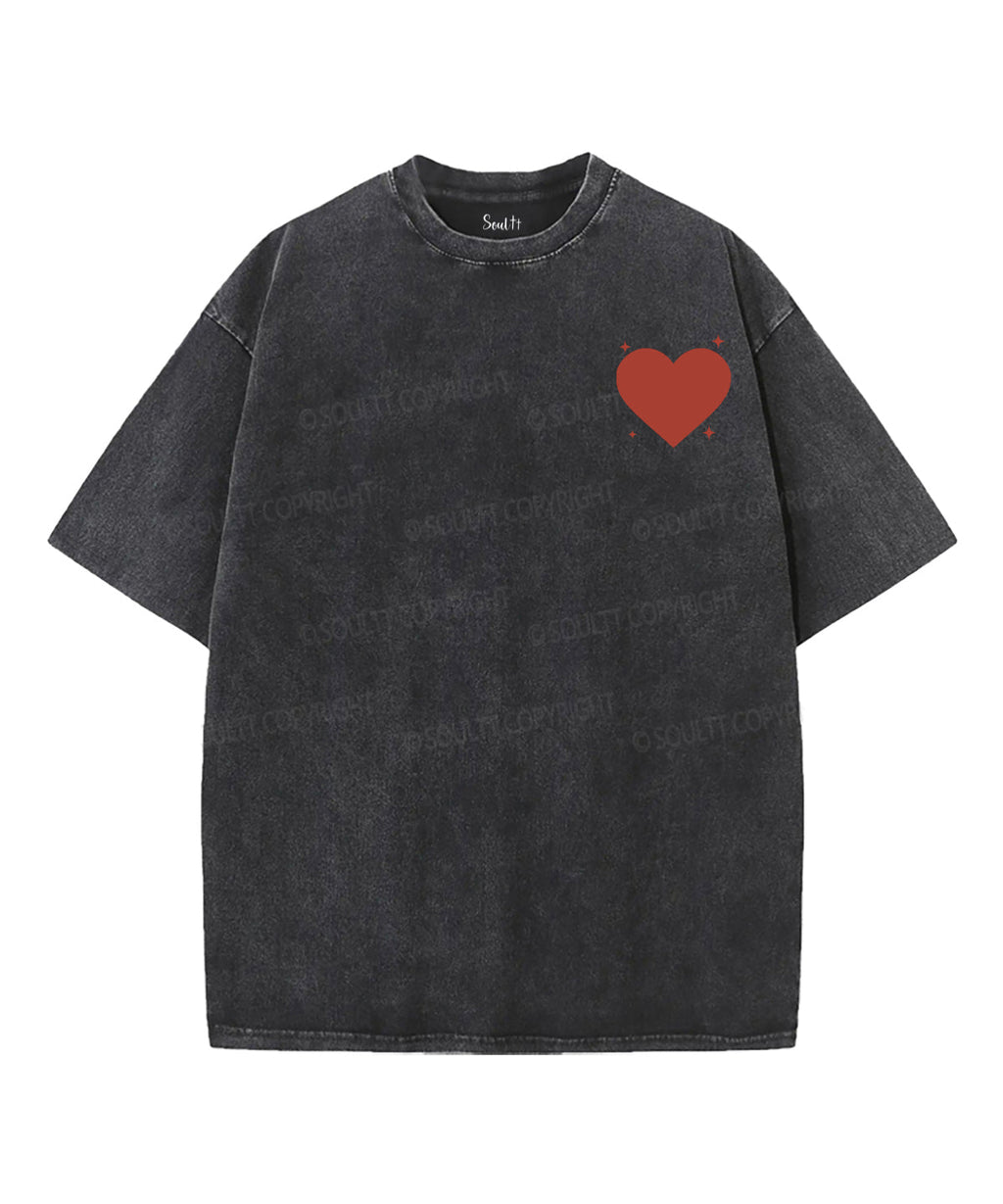 I Love Jesus Double Sided Washed Christian T-shirt Hoodie, Sweatshirt | CiraTrend.com (Image 4)