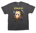 Friday the 13th Mens T-Shirt - Tattoo Rose Design of Jason Mask Below Hoodie, Sweatshirt | CiraTrend.com