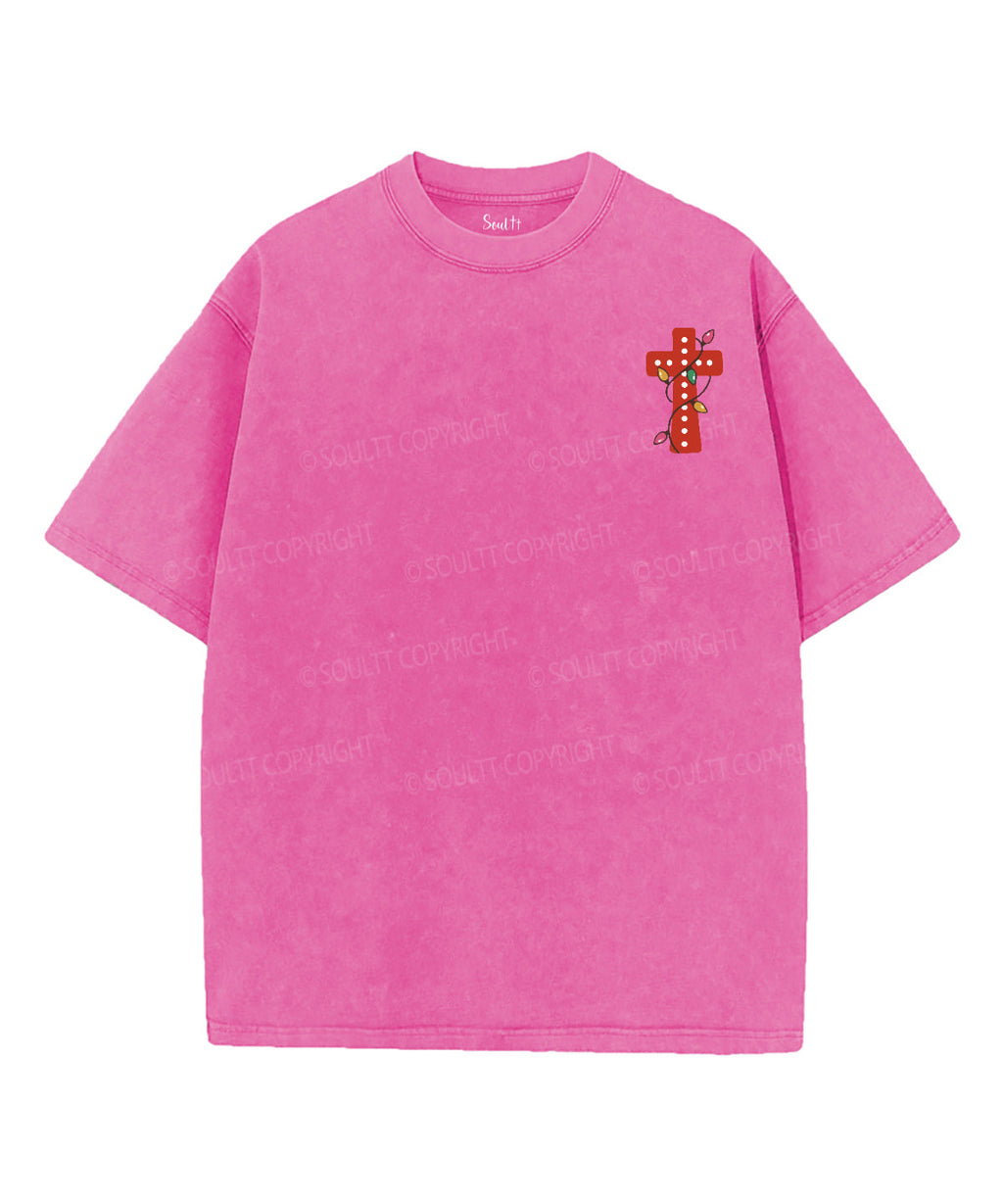 Be The Light Double Sided Washed Christian T-shirt Style001 Hoodie, Sweatshirt | CiraTrend.com (Image 3)