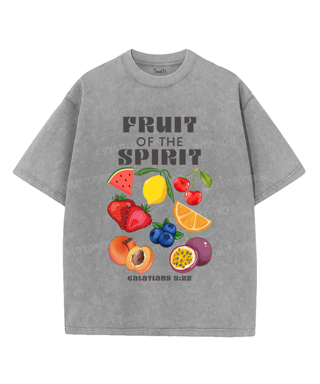 Fruit Of The Spirit Unisex Washed Christian T-shirt Style015 Hoodie, Sweatshirt | CiraTrend.com (Image 2)