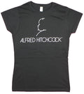 Alfred Hitchcock Girls Juniors  T-Shirt - Silhouette Logo Image Hoodie, Sweatshirt | CiraTrend.com