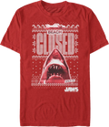 Beach Closed Faux Ugly Christmas Sweater Jaws T-Shirt Hoodie, Sweatshirt | CiraTrend.com (Image 1)