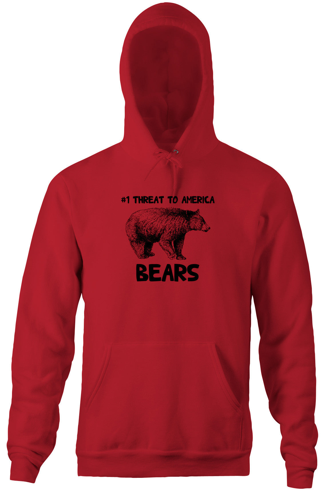 #1 Threat To America (Bears) Hoodie T-Shirts, Sweatshirt | CiraTrend.com (Image 4)