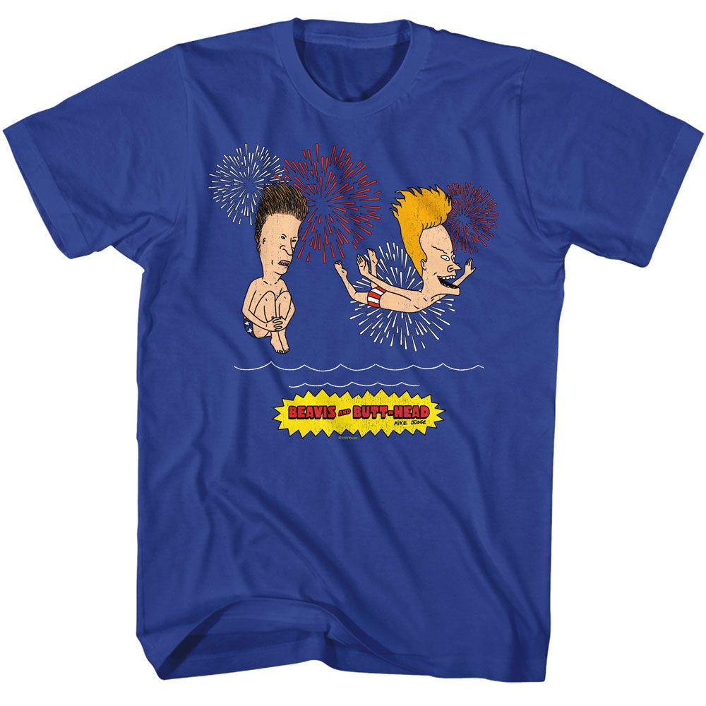 Beavis And Butthead - Firework Swim Boyfriend Tee Hoodie, Sweatshirt | CiraTrend.com