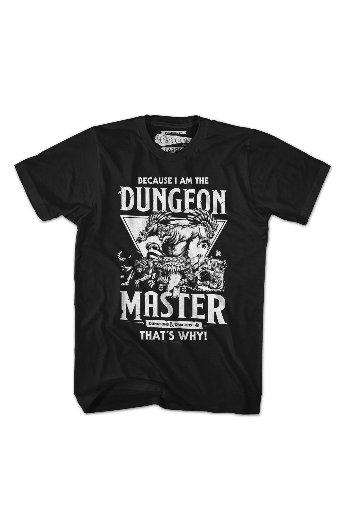 Because I Am The Dungeon Master That's Why Dungeons & Dragons T-Shirt Hoodie, Sweatshirt | CiraTrend.com (Image 2)